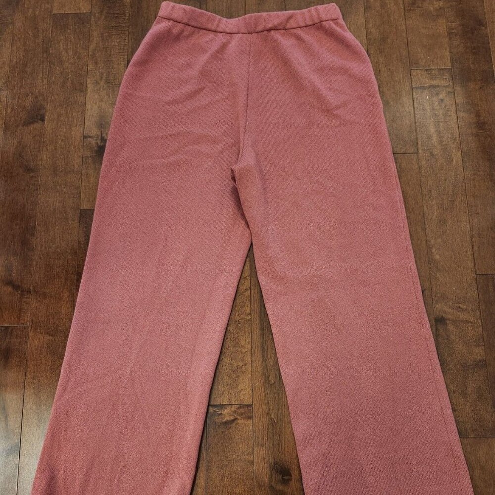 St John Collection women's wide leg knit pants in size 14